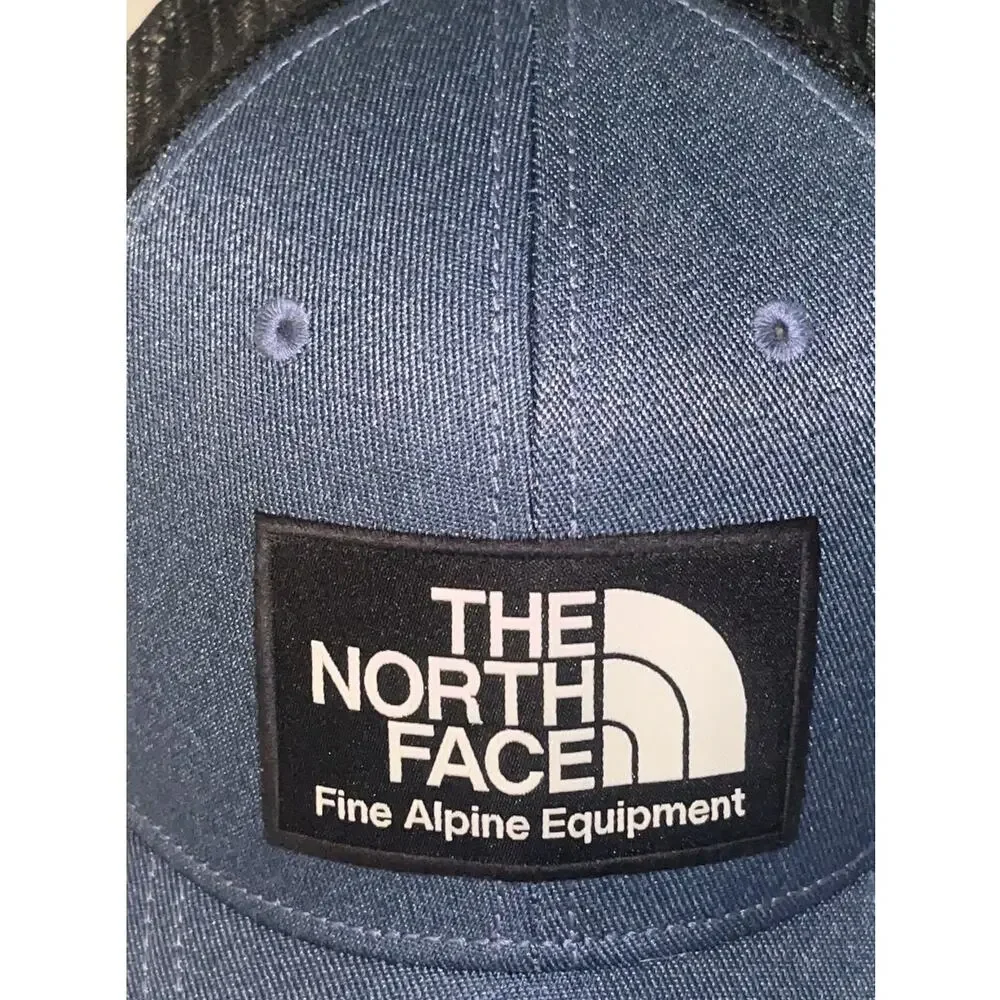 The North Face Mudder Trucker Hat Cap - Shady Blue - OS - EXCELLENT